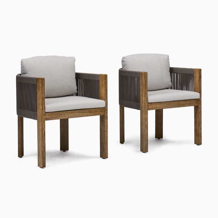 Porto Outdoor Side Dining Chairs | West Elm