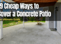 19 Cheap Ways to Cover a Concrete Patio - The Backyard Pros