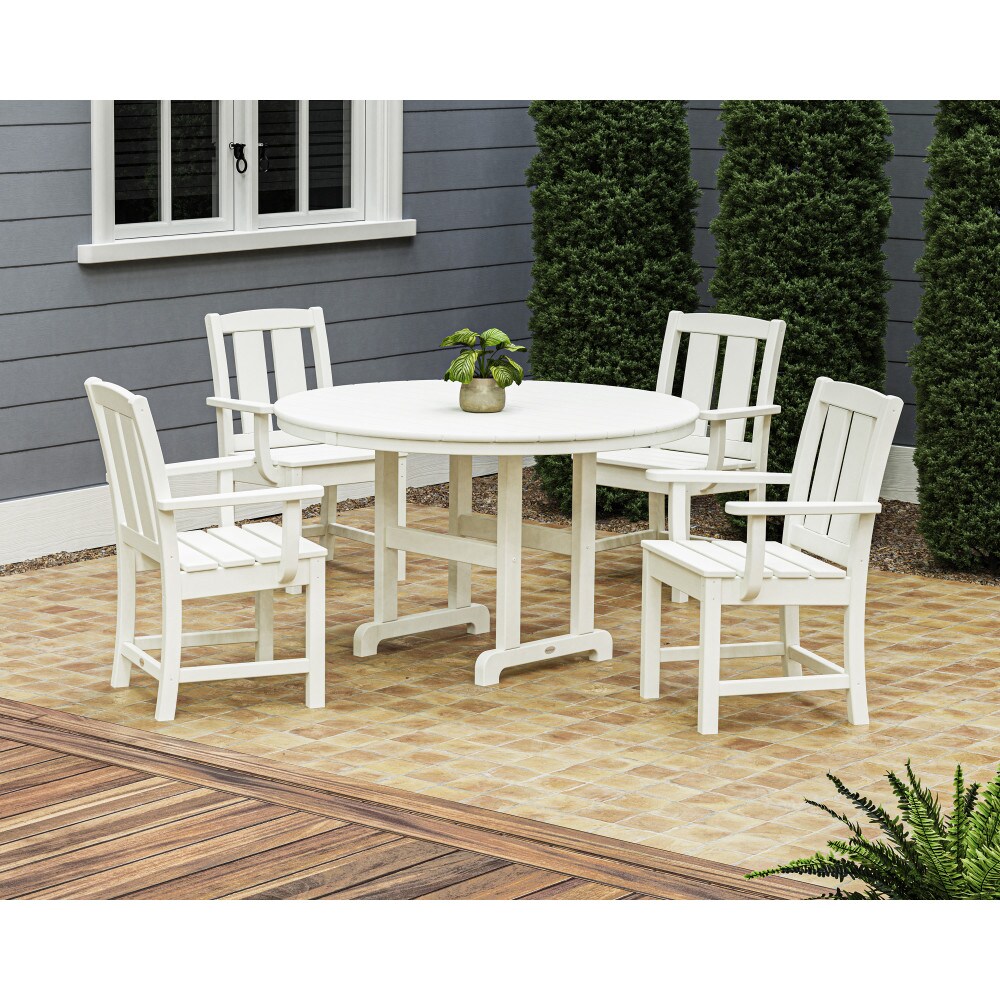 Gathercraft™ Brookstone 52 Inch Round Dinning Table with Polywood Top ...