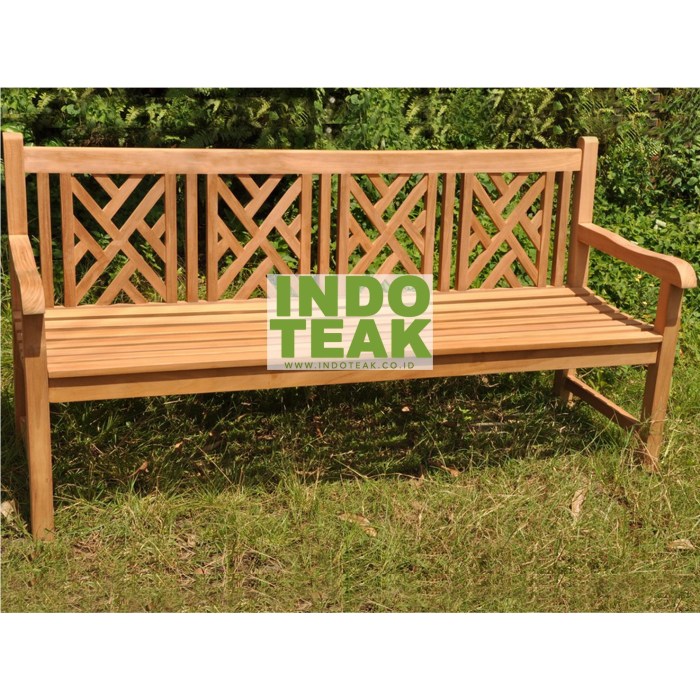 Outdoor Teak Dining Benches