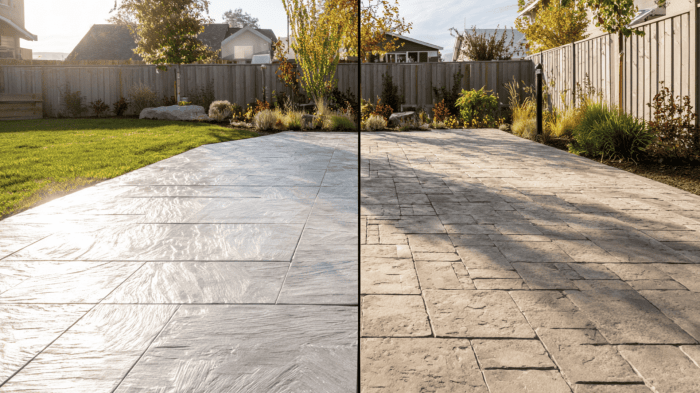 Is Stamped Concrete Cheaper than Pavers? Let's Find Out - A House in ...