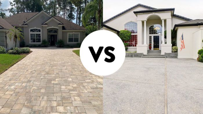 Concrete vs. Pavers: Florida Driveway Cost Analysis