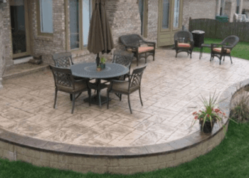 Stamped Concrete Patio Ideas - The Cards We Drew