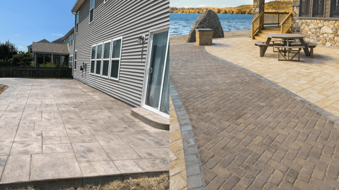 Is Stamped Concrete Cheaper than Pavers? - And christina