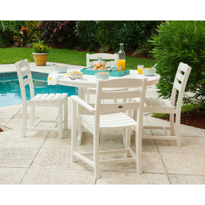 POLYWOOD® Round Bistro Dining Table: Outdoor Poly Furniture | Amish ...