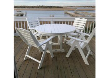 POLYWOOD Traditional Garden PWS134-1-MA Traditional Garden 5-Piece ...