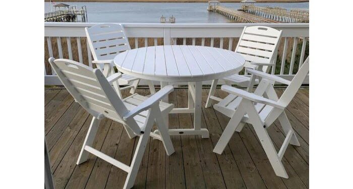 POLYWOOD Traditional Garden PWS134-1-MA Traditional Garden 5-Piece ...