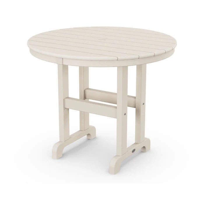 POLYWOOD® Round Dining Tables: Outdoor Poly Furniture | Amish HDPE ...
